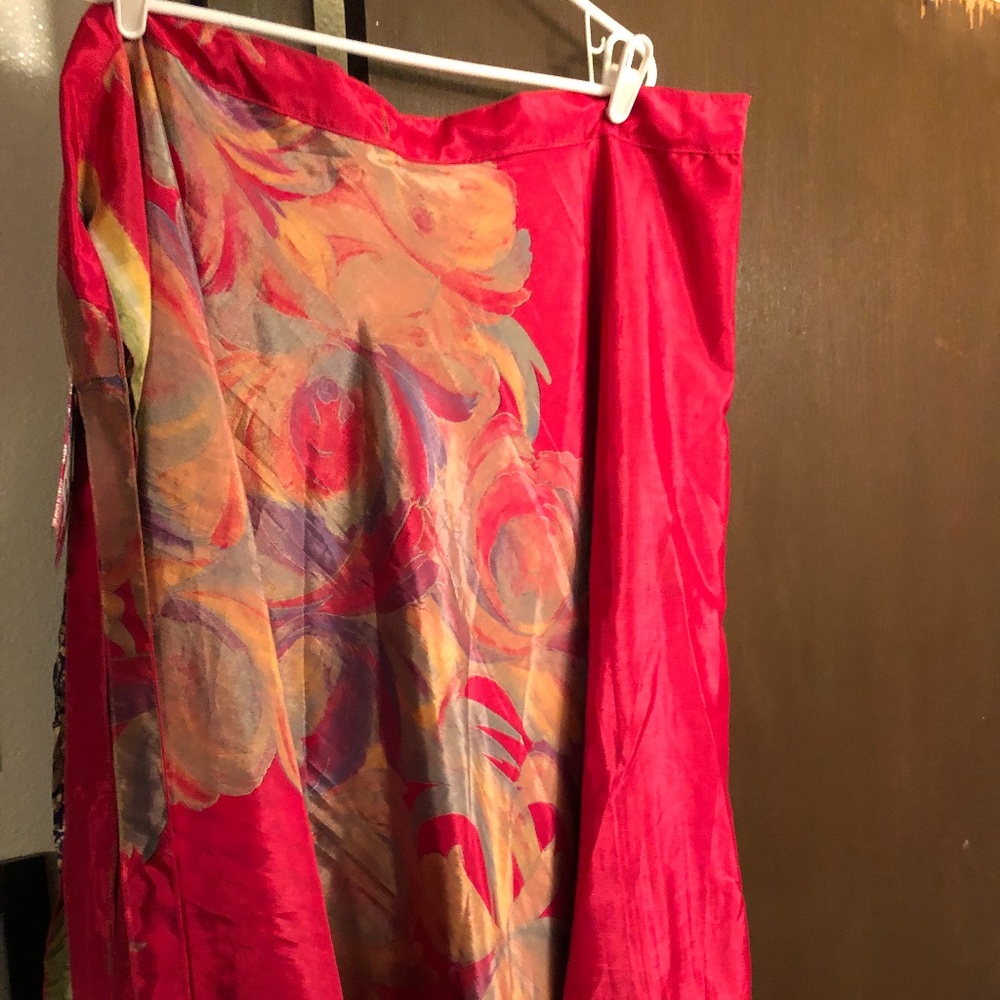 Sari Silk Wrap Skirt